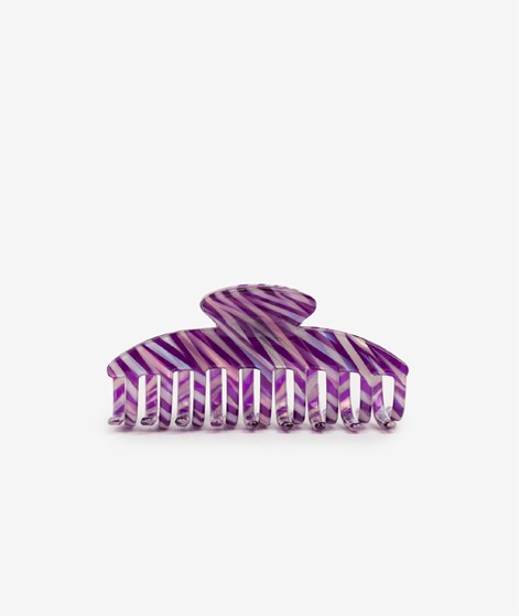 EBBA Haarspange Lila gestreift