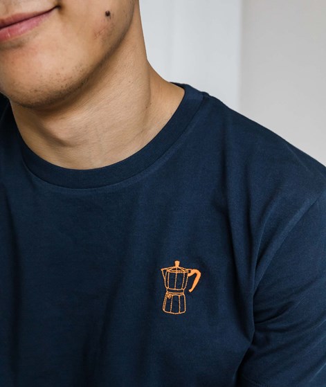 KAUF DICH GLÜCKLICH T-Shirt Cafettiera Blau