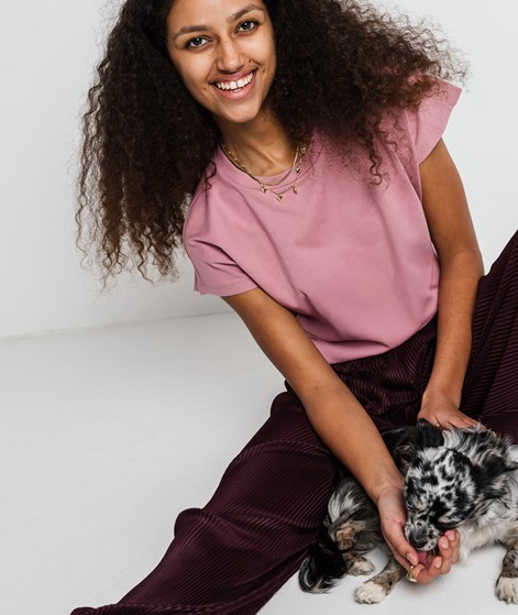 KAUF DICH GLÜCKLICH T-Shirt Rosa aus Bio-Baumwolle