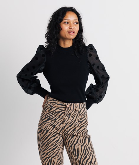 YAS YASDotme Longsleeve Schwarz