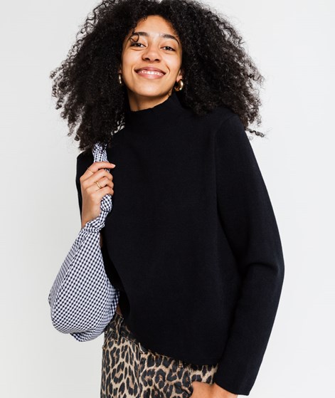 KAUF DICH GLÜCKLICH Strickpullover Schwarz