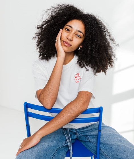 KAUF DICH GLÜCKLICH T-Shirt Cin Cin Weiß