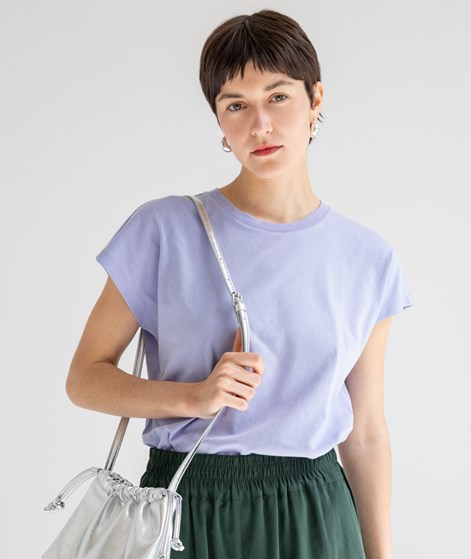 KAUF DICH GLÜCKLICH T-Shirt Helllila aus Bio-Baumwolle