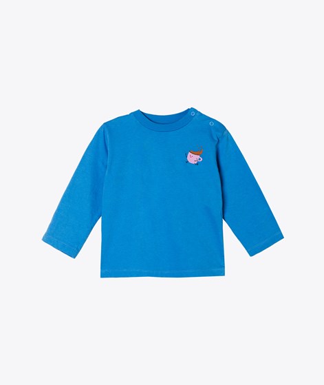 KAUF DICH GLÜCKLICH KIDS Longsleeve Blau aus Bio-Baumwolle