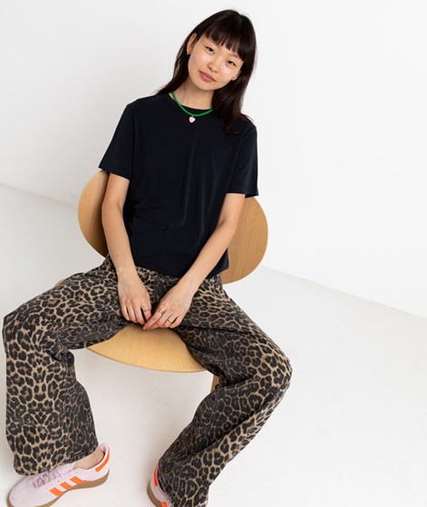 KAUF DICH GLÜCKLICH T-Shirt Schwarz aus Modal (TENCEL™)