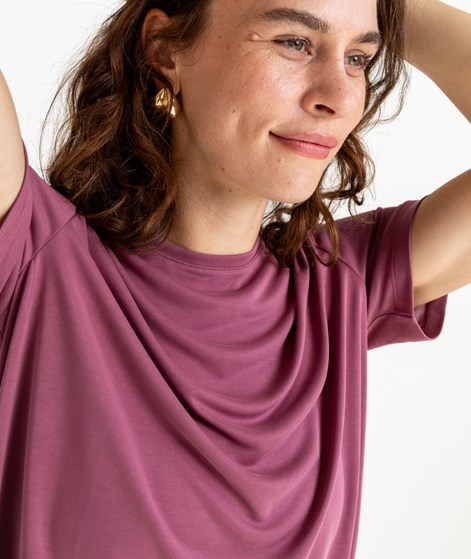 KAUF DICH GLÜCKLICH T-Shirt Violett aus Modal (TENCEL™)