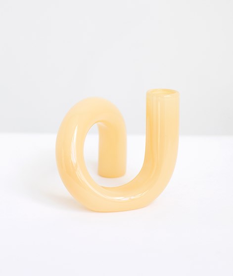 YUKU Vase (11x12x11cm) Gelb