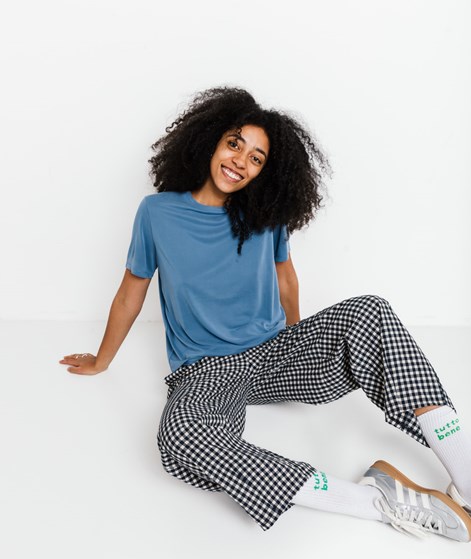 KAUF DICH GLÜCKLICH T-Shirt Blaugrau aus Modal (TENCEL™)