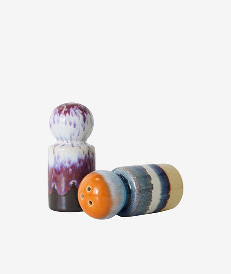 HKLIVING 70S Ceramics Pepper & Salt (Set) mehrfarbig
