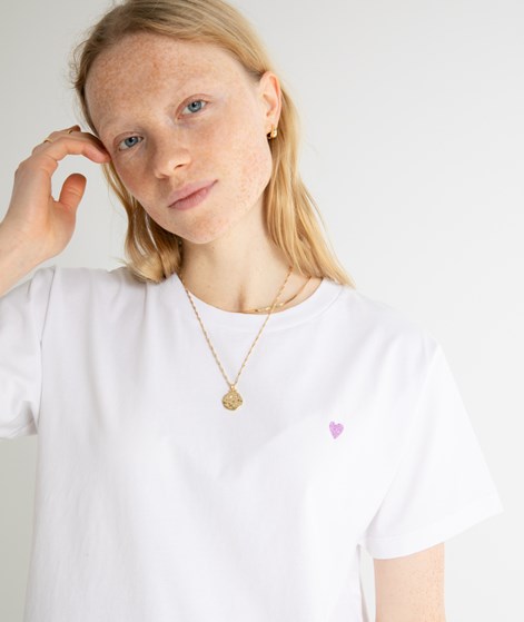 KAUF DICH GLÜCKLICH T-Shirt Herz Weiß