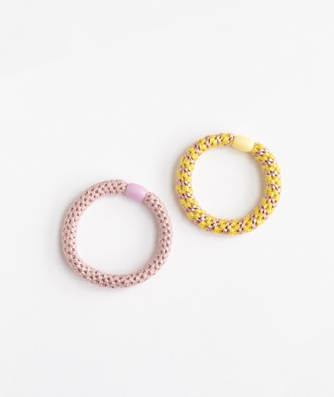 EBBA Haargummi (2er-Set) Gelb/Rosa