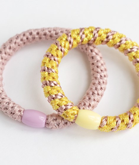 EBBA Haargummi (2er-Set) Gelb/Rosa