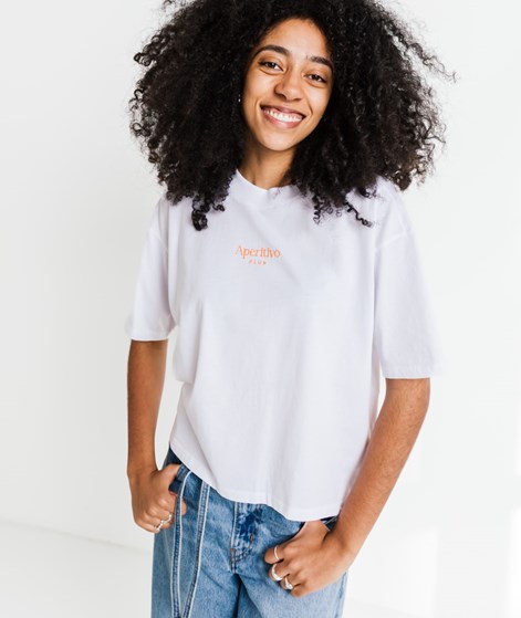 KAUF DICH GLÜCKLICH T-Shirt Club Weiß aus Bio-Baumwolle