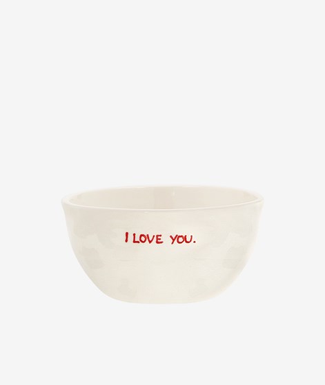 ANNA + NINA I love you Schale Weiß