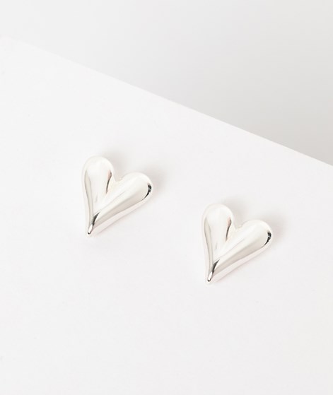 EBBA Herzstecker Ohrringe Silber
