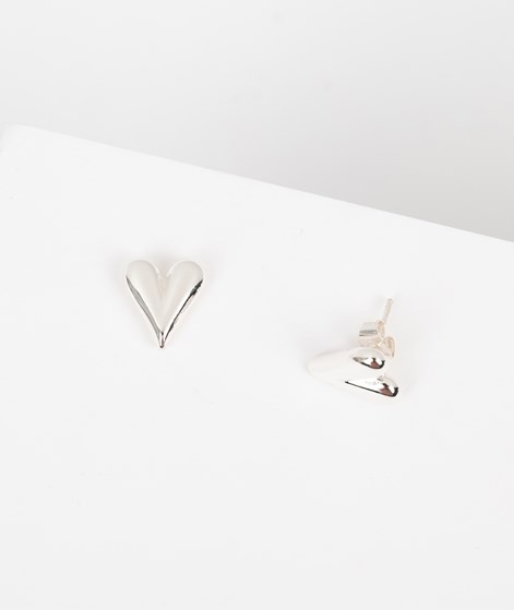 EBBA Herzstecker Ohrringe Silber