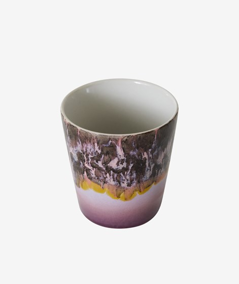 HKLIVING 70s Ceramics: Kaffee Becher Blast mehrfarbig