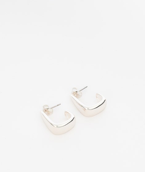 EBBA Abgerundete Ohrringe Silber