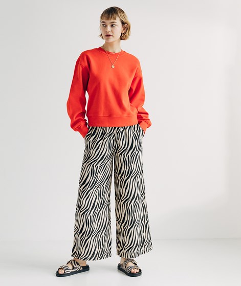 KAUF DICH GLUECKLICH Sweater Rot aus Bio-Baumwolle