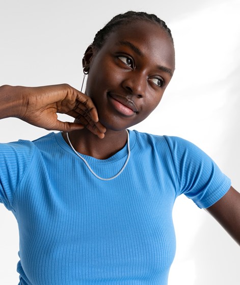 KAUF DICH GLÜCKLICH T-Shirt Blau aus Viskose (LENZING™ ECOVERO™)