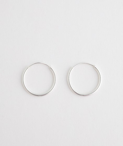 KAUF DICH GLÜCKLICH Ohrringe (18 mm) Silber