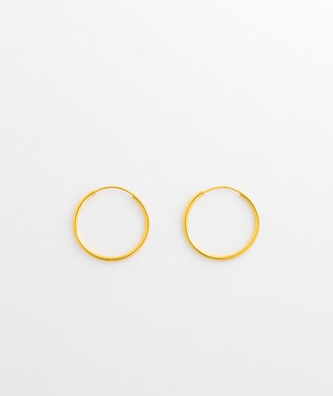 KAUF DICH GLÜCKLICH Ohrringe (25 mm) Gold