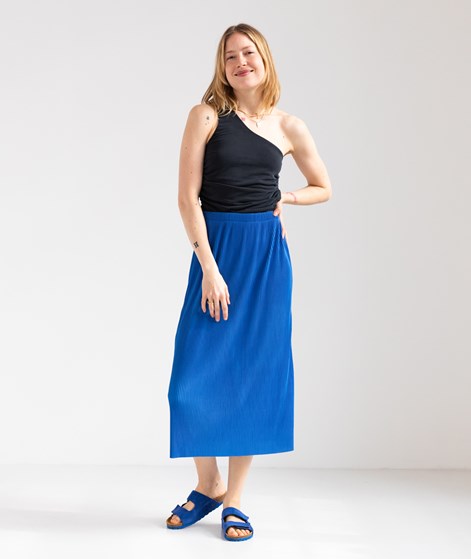 KAUF DICH GLÜCKLICH Rock Blau aus recyceltem Polyester