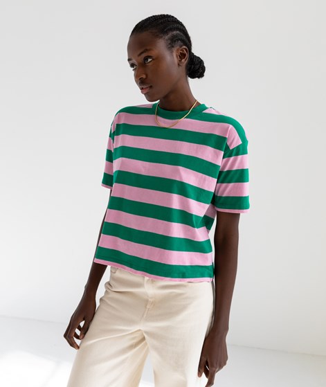 KAUF DICH GLÜCKLICH T-Shirt gestreift aus Bio-Baumwolle