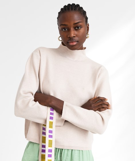 KAUF DICH GLÜCKLICH Turtleneck Pullover Beige