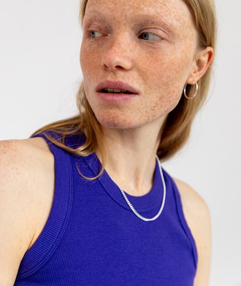 KAUF DICH GLÜCKLICH Top Lila aus Bio-Baumwolle