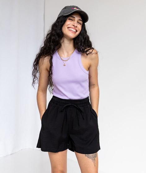 KAUF DICH GLÜCKLICH Leichte Shorts Schwarz