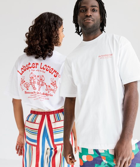 ON VACATION T-Shirt Lobster Lovers Weiß