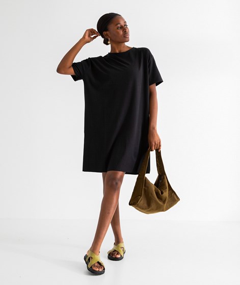 KAUF DICH GLÜCKLICH T-Shirt-Kleid Schwarz