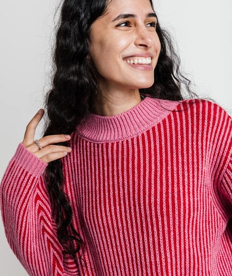 KAUF DICH GLÜCKLICH Pullover gestreift