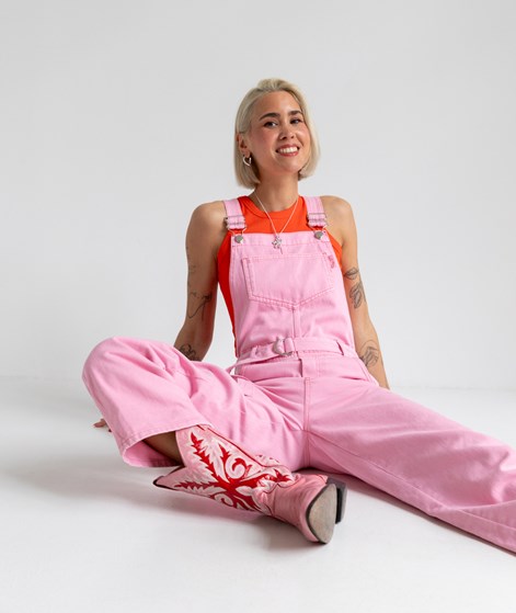 KDG x SARAH HARTMANN Latzhose Pink aus Bio-Baumwolle