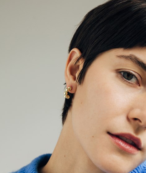 EBBA Ohrringe Kugeln Gold