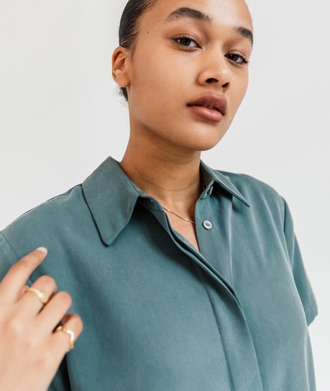 KAUF DICH GLÜCKLICH Bluse Grün aus TENCEL™