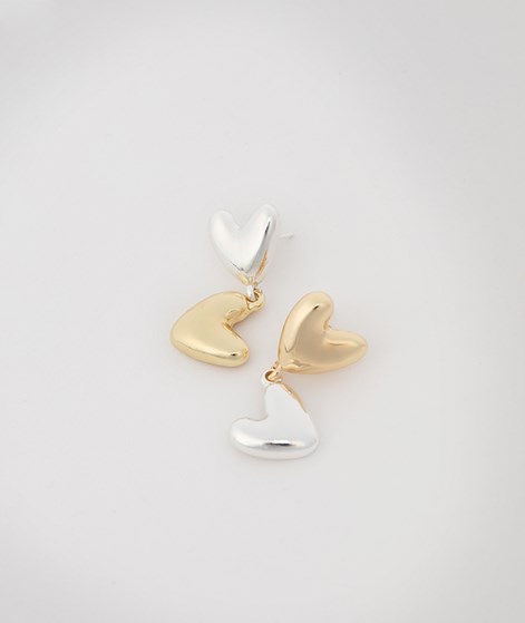 EBBA Ohrringe Herzen Gold/Silber