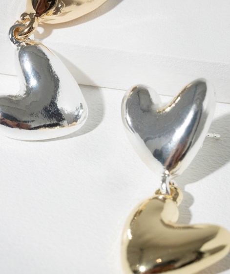 EBBA Ohrringe Herzen Gold/Silber