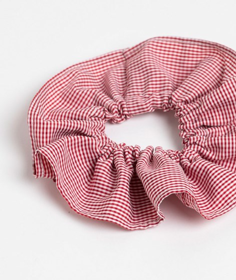 EBBA Haargummi Rot und Weiß kariert