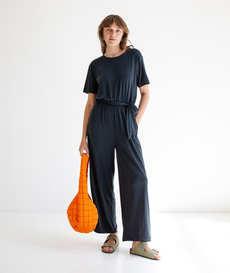 KAUF DICH GLÜCKLICH T-Shirt-Jumpsuit Schwarz aus Modal (TENCEL™)