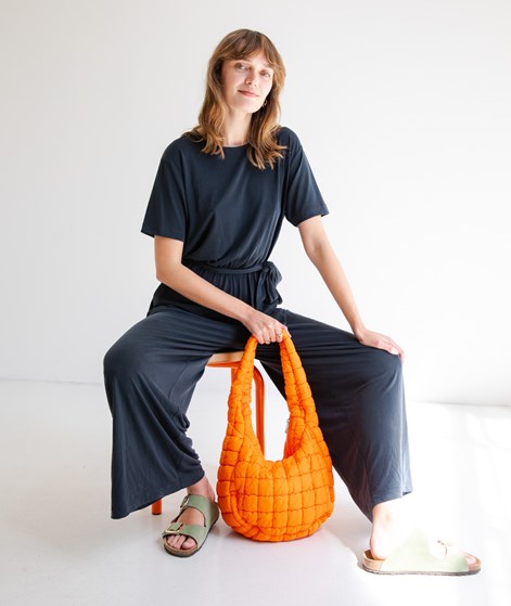 KAUF DICH GLÜCKLICH T-Shirt-Jumpsuit Schwarz aus Modal (TENCEL™)