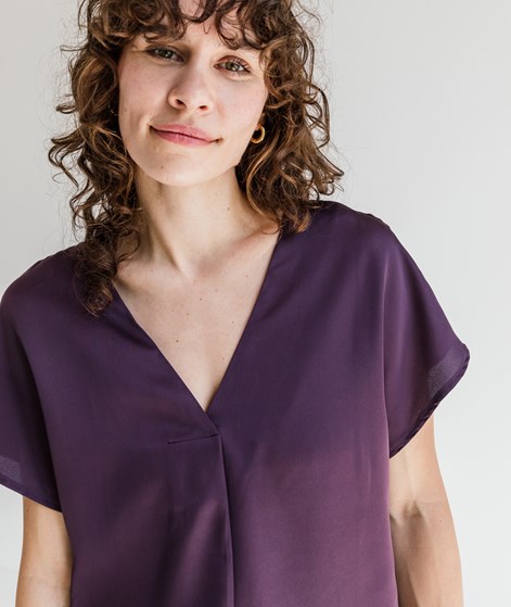 VILA VIEllette V-Neck T-Shirt Lila