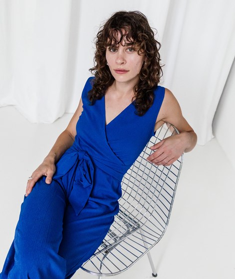 KAUF DICH GLÜCKLICH Overall Königsblau