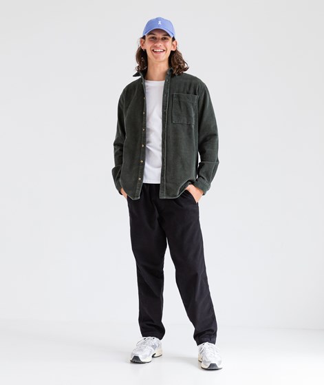 KAUF DICH GLÜCKLICH Baumwollhemd Dunkelgrün