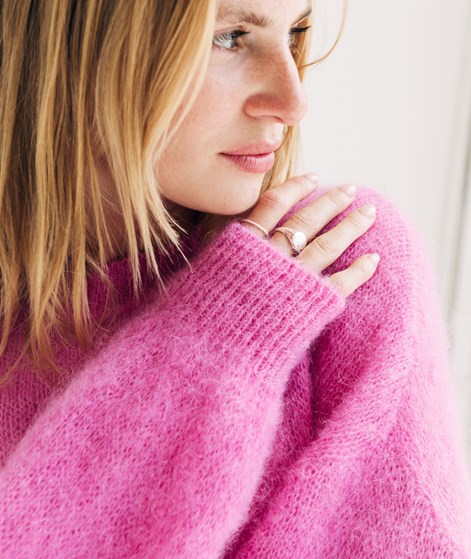 KAUF DICH GLÜCKLICH Strickpullover Pink