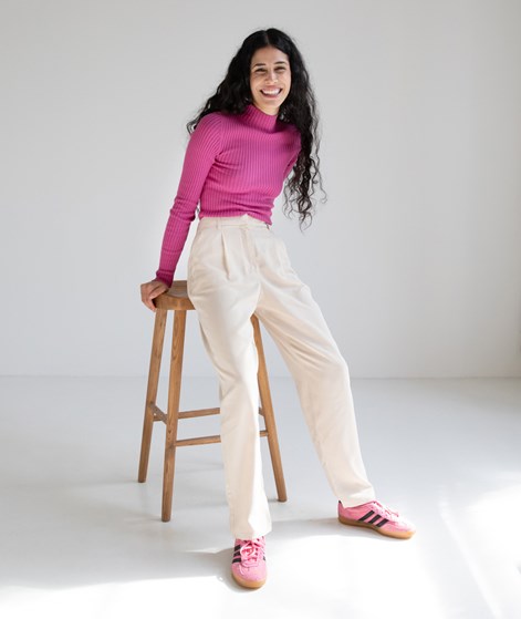 KAUF DICH GLÜCKLICH Hose Creme