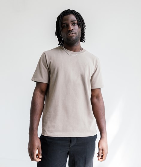 KAUF DICH GLÜCKLICH T-Shirt Braunbeige aus Bio-Baumwolle