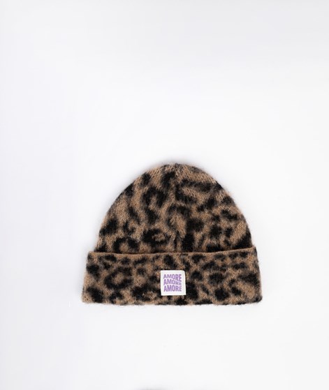 KAUF DICH GLÜCKLICH Mütze Leo Braun/Schwarz