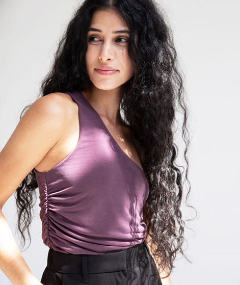KAUF DICH GLÜCKLICH Top Lila aus Modal (TENCEL™)